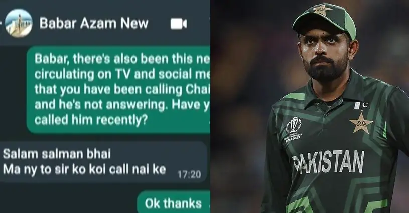 Who leaked Babar Azam's private chats? Pakistan skipper's message to PCB on  WhatsApp goes viral