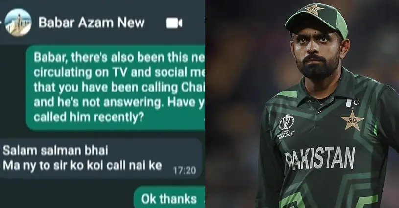 Who leaked Babar Azam's private chats? Pakistan skipper's message to PCB on WhatsApp goes viral | Trending,Who leaked Babar Azam Chats,Who leaked Babar Azam WhatsApp chats- True Scoop