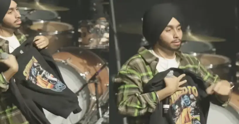 Punjabi singer Shubh breaks silence on him flashing Pro Khalistan artwork hoodie in viral video