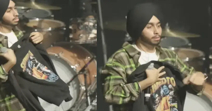 Punjabi singer Shubh breaks silence on him flashing Pro Khalistan artwork hoodie in viral video | Punjab,Shubh,Shubh Breaks Silence- True Scoop