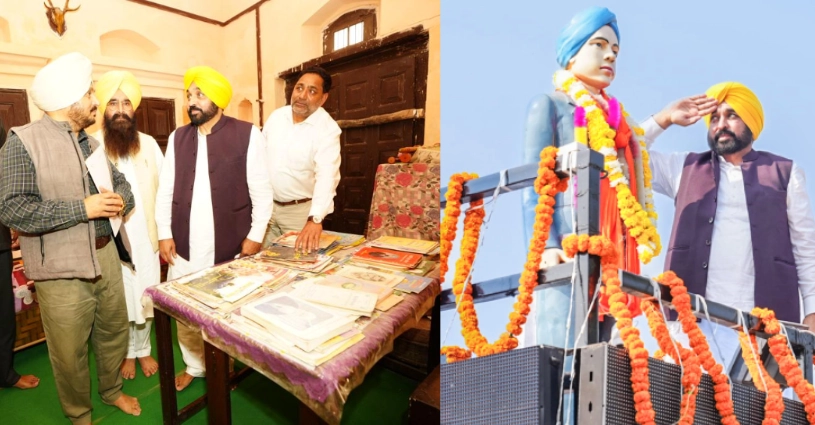 CM leads the state to pay floral tributes to Shaheed Kartar Singh Sarabha on his martyrdom day