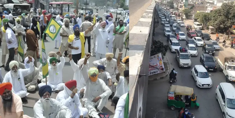 Trending, Jalandhar Ludhiana Highway, Diverted Route Farmers Protest, Jalandhar Ludhiana Diverted Routes, Ramamandi Diverted Route Punjab Protest, Farmers Protest Sugarcane Price- True Scoop