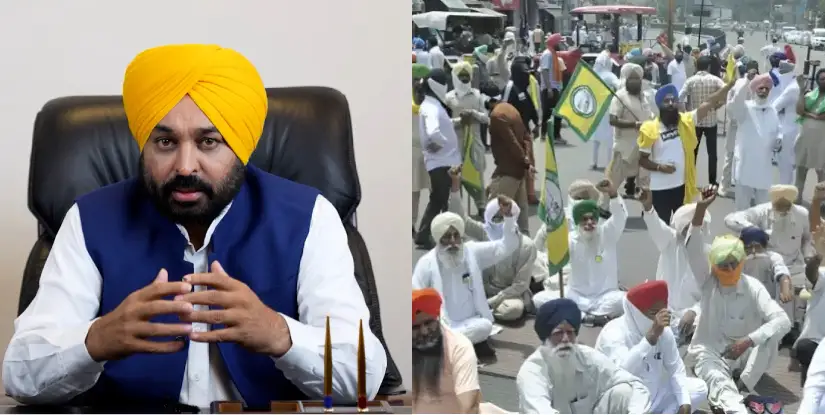 Punjab CM Bhagwant Mann, Farmers Protest, Bhagwant Mann Farmers Protest, Bhagwant Mann Farmers protest Reaction, Bhagwant Mann Jalandhar Ludhiana Highway Blocked, Punjab, Trending | If this attitude remains...: Punjab CM Bhagwant Mann fires first statement on Farmers Protest- True Scoop