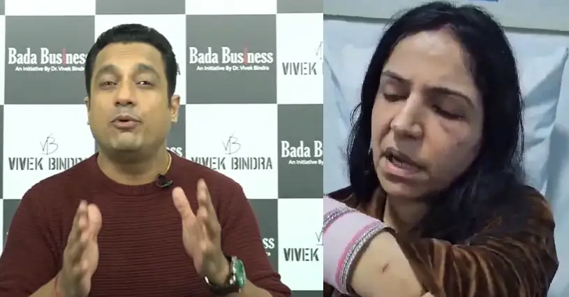Vivek Bindra Wife Video: YouTuber & influencer seen arguing with wife Yanika on Noida road | India,Trending,Vivek Bindra- True Scoop