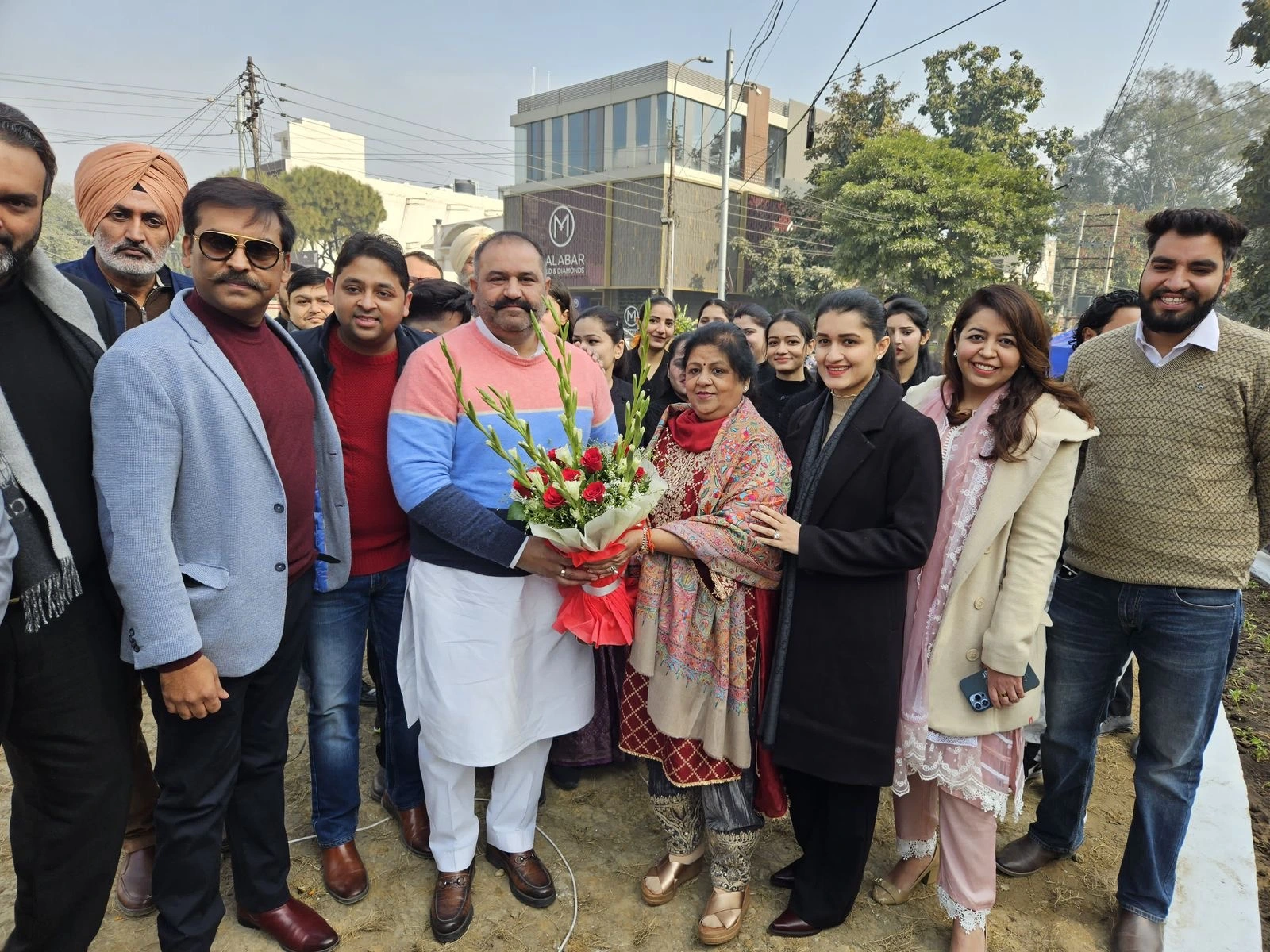 MP Sushil Rinku inaugurates Model Town’s Masand Chowk after beautification