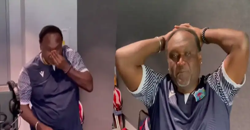 Carl Hooper breaks down in the Gabba pavilion after West Indies defeat Australia; Video Viral