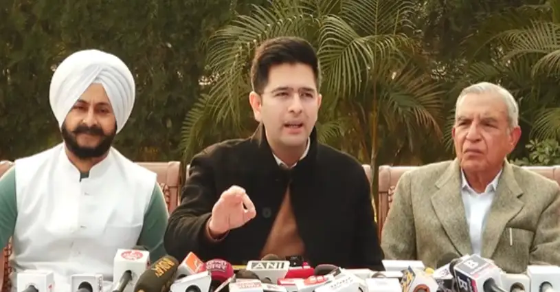 'Presiding officer committed treason, must be arrested': Raghav Chadha slams BJP after Chandigarh Mayor Poll