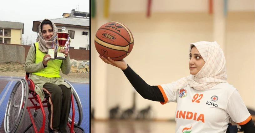 Insha Bashir, Wheelchair bound Basketball Player, Para-athlete, First Story Positive