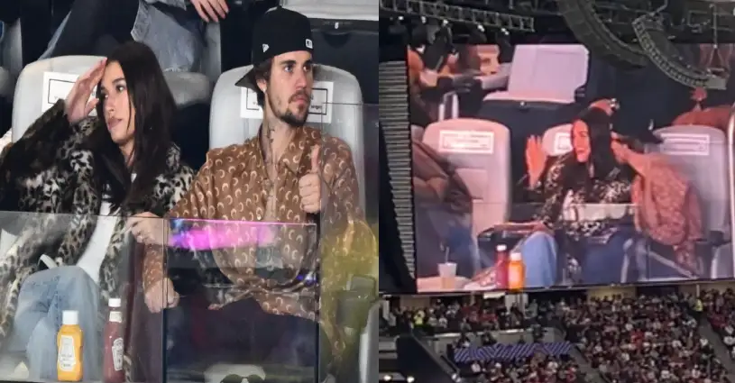 Justin Bieber kisses wife Hailey as crowd cheers for couple at Super Bowl 2024; Video Viral