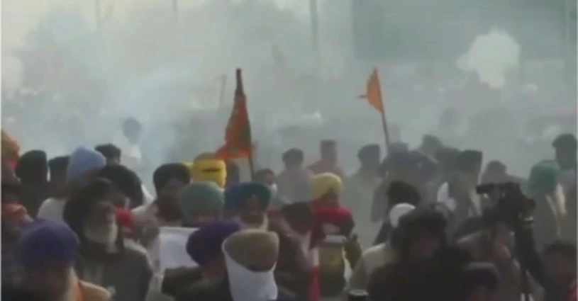 Shambhu Border Tear Gas