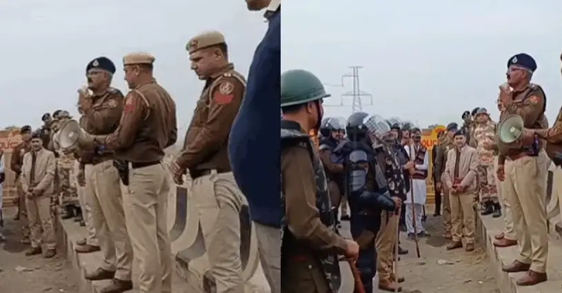 'Not sticks, beat them with..': Haryana DCP's bizarre solution on how to stop Farmers from Delhi March