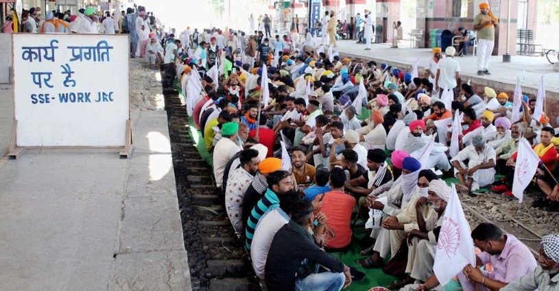 Ludhiana Businessman Rail Roko Rail Roko Punjab Businessmen Protest