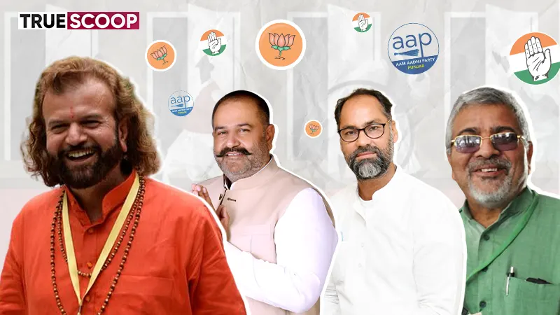 Political-Turncoats Sushil-Rinku-BJP Pawan-Kumar-Tinu-AAP