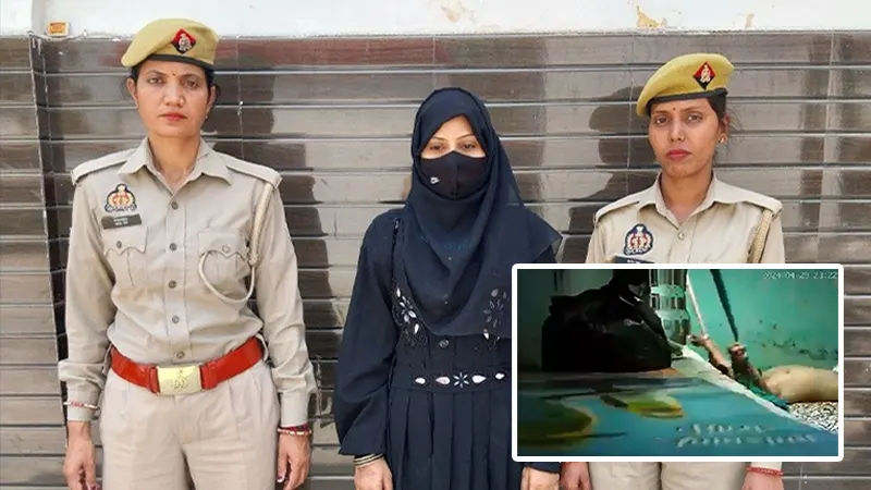 UP Woman arrested for tying & burning husband's genitals with cigarettes; Video sparks uproar | India,Trending,Mehar-Jahan- True Scoop