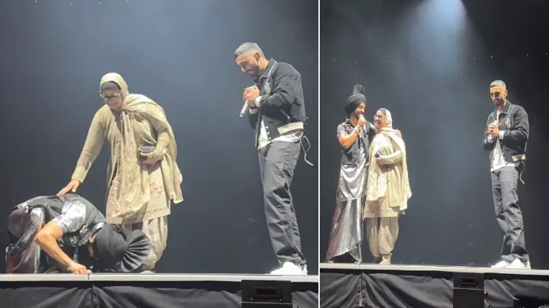 Diljit Dosanjh's heartwarming gesture for Punjabi rapper Sultan's mother during live concert wins the internet | Punjab,OTT,Diljit-Dosanjh- True Scoop