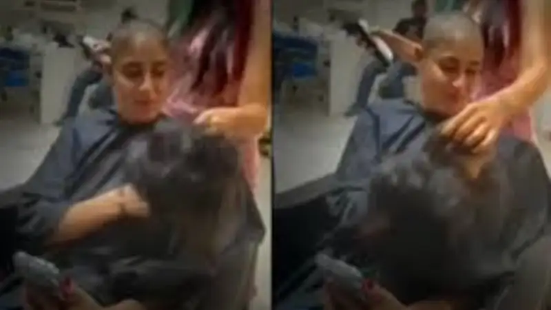 OTT, Kareena Kapoor, Kareena Kapoor Bald, Kareena Kapoor Shaving hair, Kareena Kapoor bald Video, Kareena Kapoor Shaving Hair Viral Video, Kareena Kapoor fact Check Bald Look- True Scoop