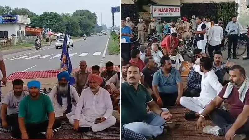 Punjab, Bharat Bandh, Bharat Bandh 2024, Bharat Bandh Jalandhar, Bharat Bandh Pathankot Chowk, Bharat Bandh Punjab, Bharat Bandh BSP- True Scoop