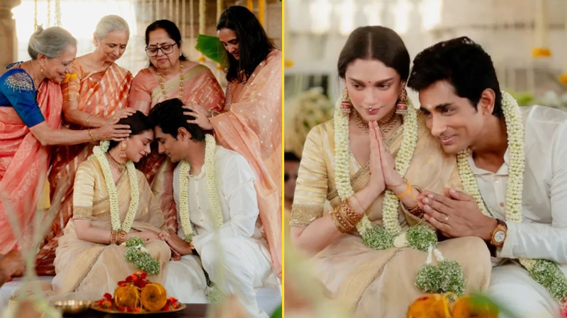 OTT, Aditi Rao Hydari, Aditi Rao Hydari Marriage, Aditi Rao Hydari South India Wedding, Siddharth Marriage, Siddharth South Indian Wedding, Aditi Rao Hydari Siddharth Wedding Pics- True Scoop