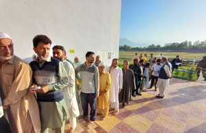 India | Voter start queuing for 1st phase of J&K polls- True Scoop