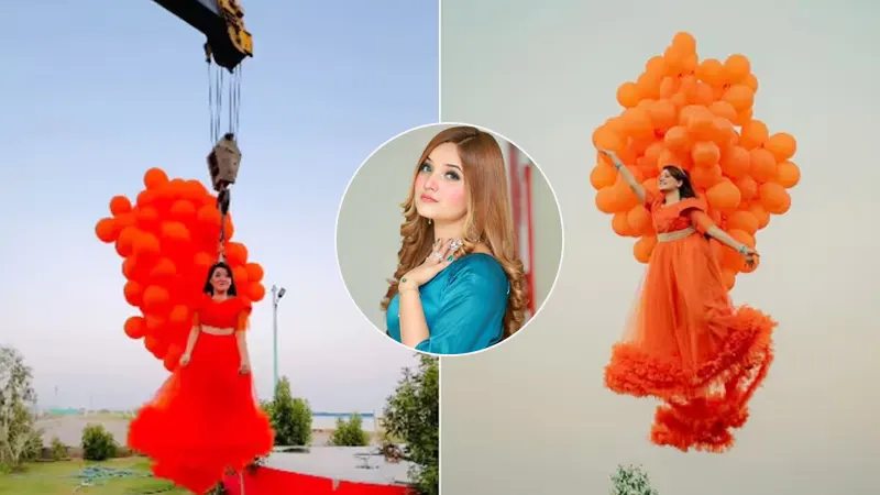 OTT, Who is Rabeeca Khan, Rabeeca Khan Pakistani Influencer, Rabeeca Khan birthday photoshoot, Rabeeca Khan Pakistan, Rabeeca Khan, Rabeeca Khan birthday post viral, Rabeeca Khan crane photoshoot, Comedian Kashif Khan daughter Rabeeca Khan, Rabeeca Khan Hussain Tareen, Rabeeca Khan Insta- True Scoop