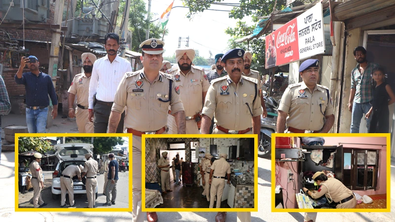 Punjab, Commissionerate Police, Police conducts CASO operation, Swapan Sharma, DIG S Bhoopati, drugs through CASO operation, jalandhar news, top jalandhar news- True Scoop