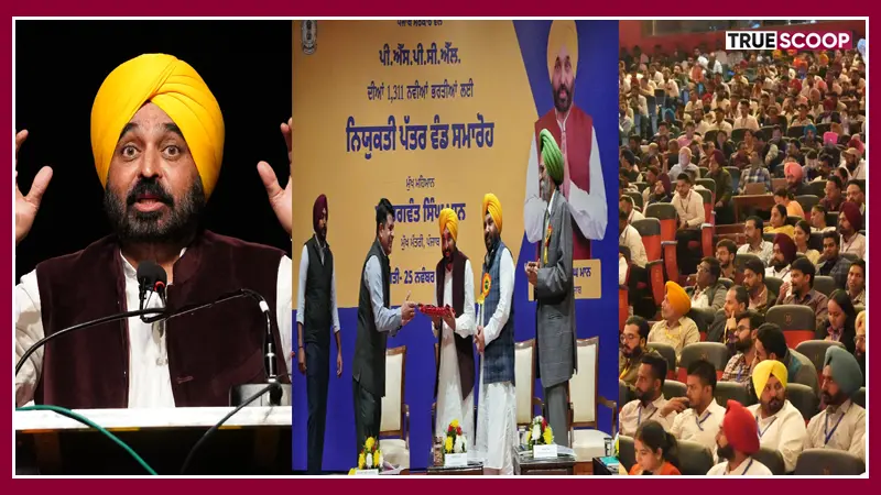 Punjab | Bhagwant Mann government creates history by providing around 50,000 government jobs to youth merely in 32 months of its tenure- True Scoop