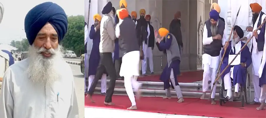 Punjab, Sukhbir Badal Murder Attempt, Sukhbir Badal Assassination Attempt, Sukhbir Badal Golden Temple, Sukhbir Badal Assassination Attempt Golden Temple, Sukhbir Badal Tankhiya, Sukhbir Badal Akalt Takht, Sukhbir Badal Punishment Golden Temple- True Scoop