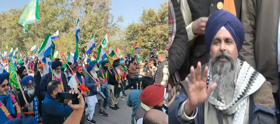 Farmers Delhi March, Farmers Delhi Protest, Farmers Protest, Farmers March, Farmers Jatha March To Delhi, Sarwan Pandher Farmers Jatha, Punjab- True Scoop