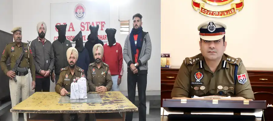 1kg heroin seized, drug bust, Jalandhar police, major drug seizure, heroin recovery, drug trafficking, narcotics raid, Jalandhar drugs, police action, drug enforcement, drug smuggling, law enforcement, heroin trafficking, Punjab drug crime, drug racket dismantled- True Scoop