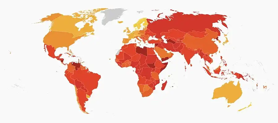 Corruption Perceptions Index 2024, Corruption Perceptions Index 2024 India rank, Corruption Perceptions Index 2024 China rank, Corruption Perceptions Index, Corruption Index 2024, Transparency International, Corruption Index 2024 country rankings, India, Trending- True Scoop