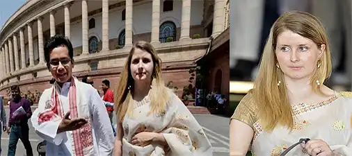 Gaurav Gogoi Wife, Gaurav Gogoi British Wife, Who is Elizabeth Coleburn, Gaurav Gogoi Elizabeth Coleburn Lovestory, Elizabeth Coleburn ISI, Elizabeth Coleburn Pakistan, India, Trending- True Scoop