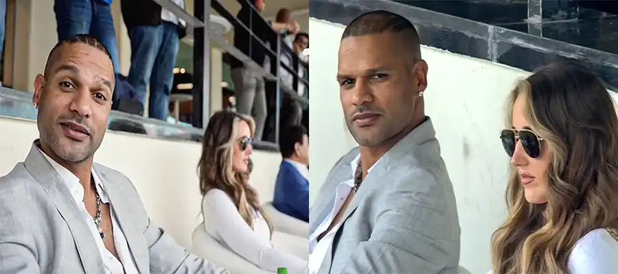 Shikhar Dhawan, Shikhar Dhawan Mystery Girl, Who is Shikhar Dhawan Mystery Girl, Shikhar Dhawan Dating, Shikhar Dhawan Dating Again, Who is Sophie Shine, Shikhar Dhawan Lovestory, Shikhar Dhawan Mystery Girl Champions Trophy, India, Trending- True Scoop