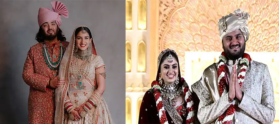 Jeet Adani Wedding, Anant Ambani Wedding, Adani Ambani Son Wedding, Adani Wedding Difference, Difference between Adani Ambani Son Wedding, Gautam Adani Donation Jeet Adani wedding, Ambani Donation Anant Wedding, India, Trending- True Scoop