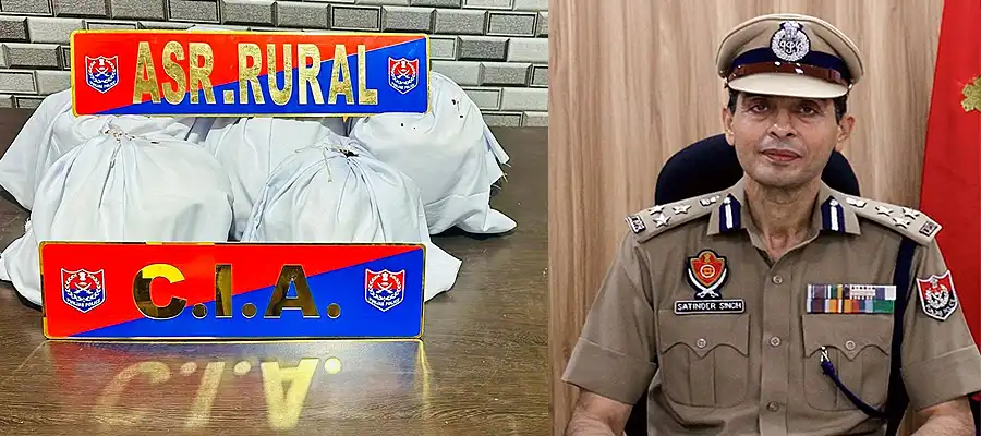 Punjab police drug bust, USA-based smuggler Jasmit Lucky, Punjab heroin seizure, 23kg heroin recovered, drug smuggling network, Punjab narcotics crackdown, heroin smuggling Punjab, international drug trade, Punjab police news, drug trafficking India- True Scoop