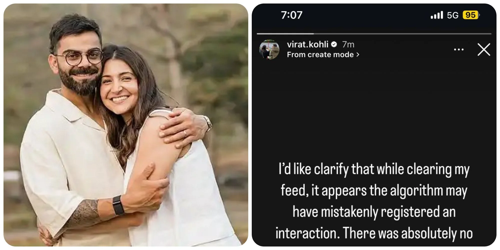 Virat Kohli, Virat Kohli shares clarification, Virat Kohli and Avneet Kaur, Virat Kohli Latest News, Latest news, Entertainment news- True Scoop