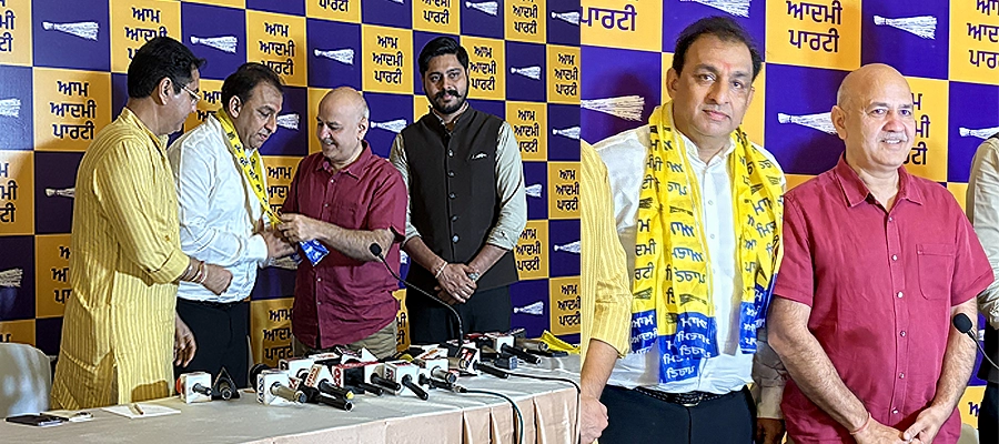 Manish Sisodia, Nitin Kohli Manish Sisodia, Manish Sisodia on Nitin Kohli, Jalandhar Central Halqa Incharge, Who is Nitin Kohli, Manish Sisodia on Raman Arora, Punjab- True Scoop
