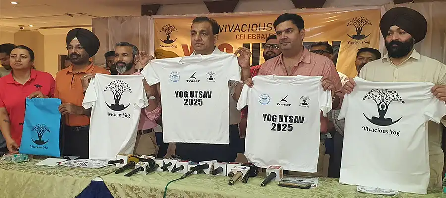 Vivacious Yog, Vivacious Yog Jalandhar, Yog Utsav Jalandhar, Yog Utsav Guru Gobind Singh Stadium, Nitin Kohlu Yog Utsav, Vaneet Dhir Yog Utsav, Nitin Kohli Vivacious Yog, Jalandhar Central Halka Incharge, Punjab- True Scoop