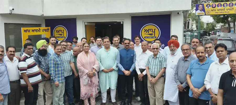 Nitin Kohli, Nitin Kohli AAP Office, Nitin Kohli Jaladhar Central Office, Nitin Kohli helpline number, Ashok Mittal Nitin Kohli office inauguration, Nitin Kohli office inauguration Ashok Mittal, Deepak Bali Nitin Kohli office inauguration, Punjab- True Scoop