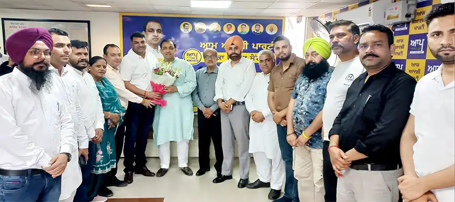Nitin Kohli meeting with Councillors, Nitin Kohli Councillors Meeting, Nitin Kohli New Office, Nitin Kohli Jalandhar Office, Nitin Kohli AAP Councillors Meeting, Punjab- True Scoop