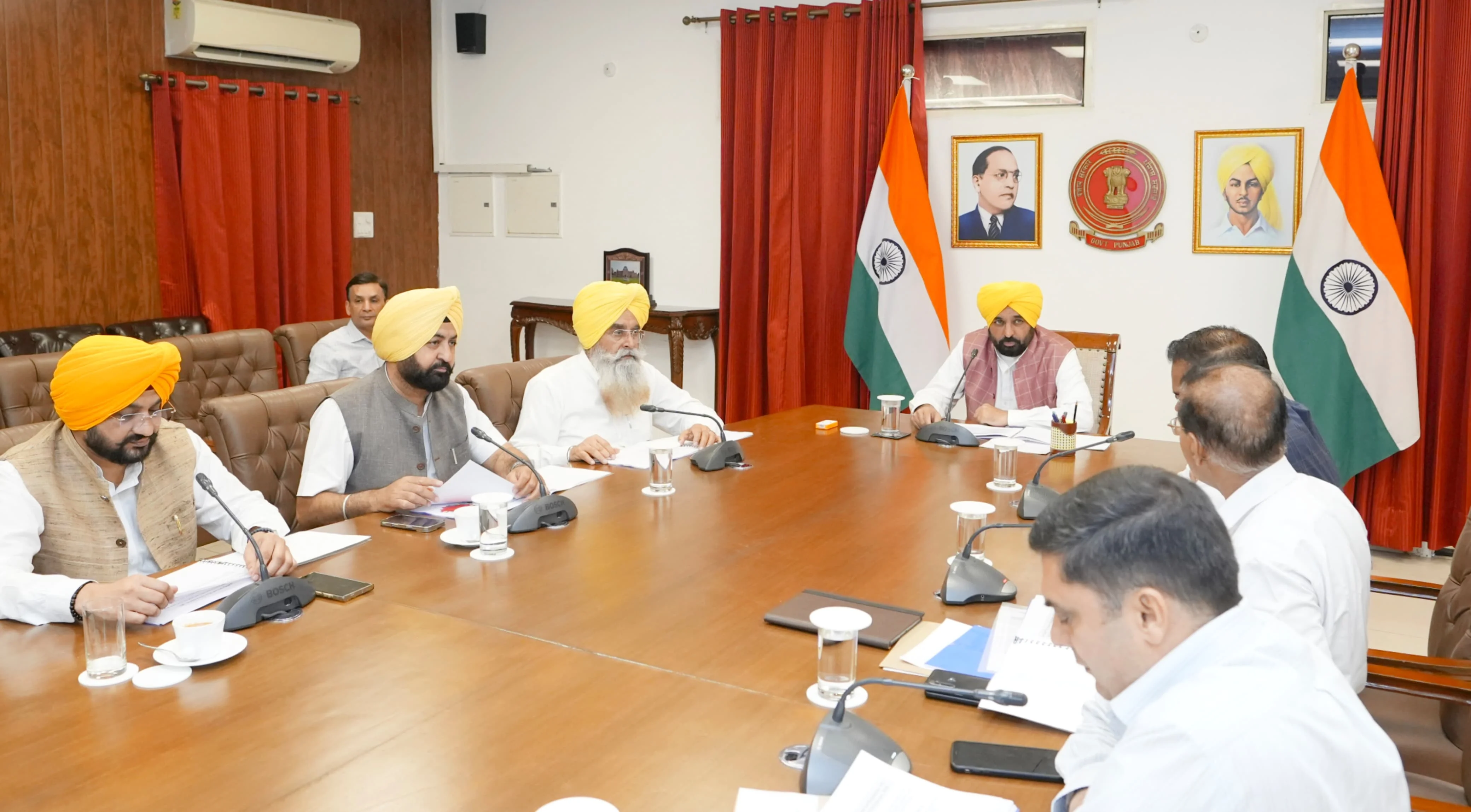 Bhagwant Singh Mann, Integrated State Water Plan, groundwater preservation, water replenishment, canal water usage, irrigation techniques, drip irrigation, sprinkler irrigation, surface water management, water conservation, check dams, water user associations, participatory irrigation, flood management, floodplain zoning, Ghaggar river, water logging, Kandi area, basin management, aquifer study, topography mapping, nano bubble technology, solar-powered irrigation, CSR water projects, micro irrigation, wastewater treatment, groundwater recharge, crop diversification, paddy reduction, water education, community engagement, climate resilience, water resources, sustainable agriculture, Punjab government, Water Resources Department- True Scoop