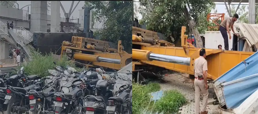Jalandhar Cantt crane accident, railway station crane collapse, construction accident Jalandhar, crane falls during construction, Jalandhar Cantt railway news, railway construction mishap, crane incident Jalandhar station, railway safety breach India, infrastructure accident Punjab, crane collapse news 2025- True Scoop