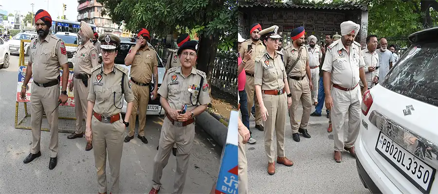 Jalandhar CP Dhanpreet Kaur in action, Sealing Drive Jalandhar, Jalandhar CP Sealing Drive, Dhanpreet Kaur Sealing Drive, Shifting Nakas Jalandhar, Punjab- True Scoop