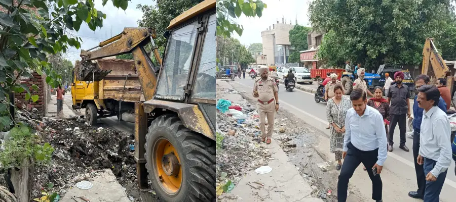 Jalandhar Vacant Plot Garbage Notice, Jalandhar DC Empty Plot, Garbage Cleanup Empty Plot Jalandhar, Jalandhar DC Vacant Plot, Jalandhar DC Himanshu Aggarwal, Punjab- True Scoop