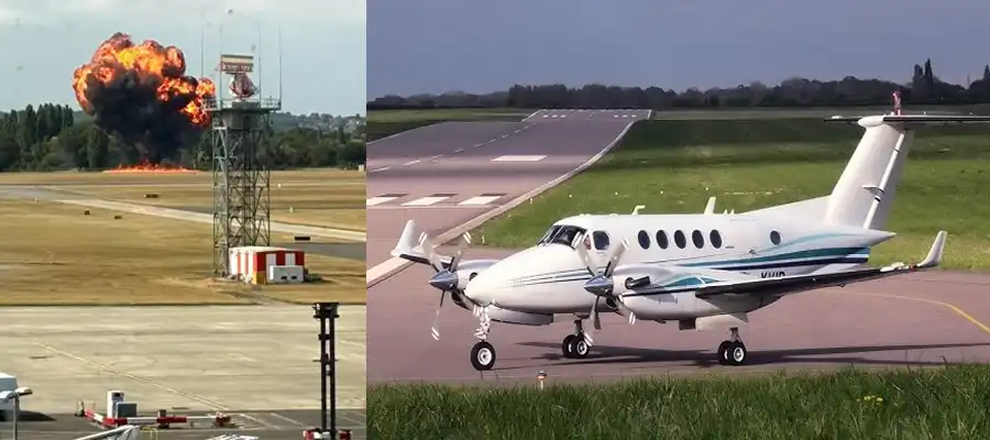 London Southend Airport, London Southend Airport plane crash, London Southend Airport Viral Video, London Southend Airport Video, Beechcraft B200 Crash UK, Trending, USA- True Scoop